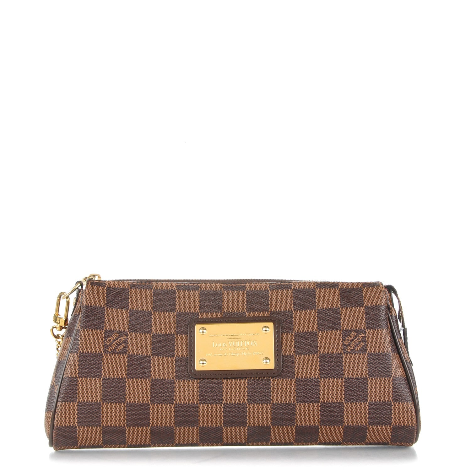 Louis Vuitton Damier Ebene Eva Clutch 1 of 8