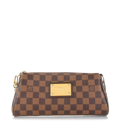 Louis Vuitton Damier Ebene Eva Clutch 1 of 8