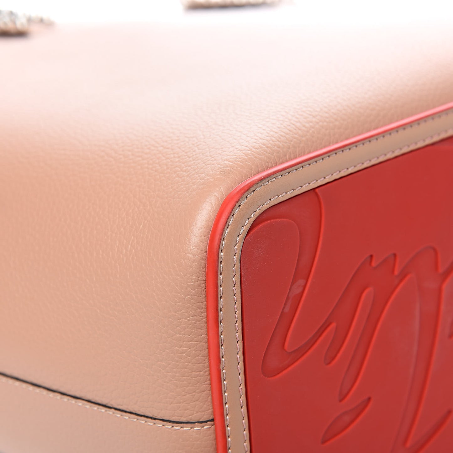 Calfskin Spikes East West Cabata Tote Ballerina