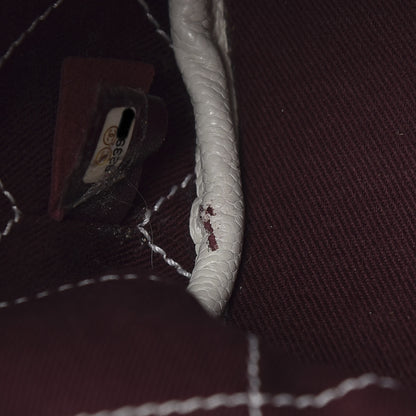 Chanel Grained Calfskin Shopping Fever Tote White 16 of 16