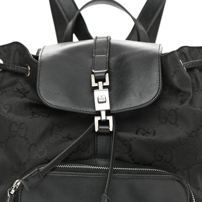 Gucci Nylon Monogram Backpack Black 8 of 15