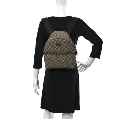 Gucci GG Supreme Monogram Margaux Calfskin Childrens Day Backpack Beige Ebony Cocoa Dark Chocolate 2 of 9
