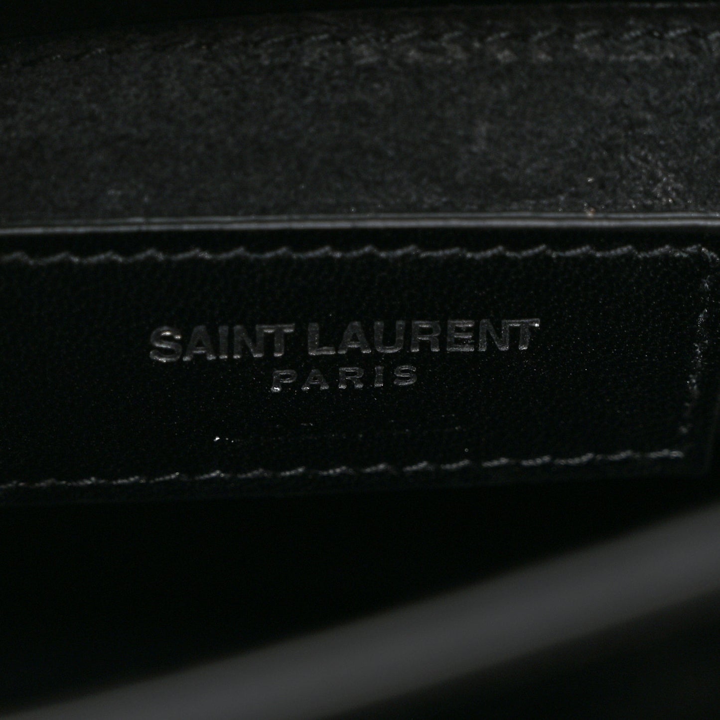 Calfskin Crocodile Embossed Medium Monogram Sunset Black