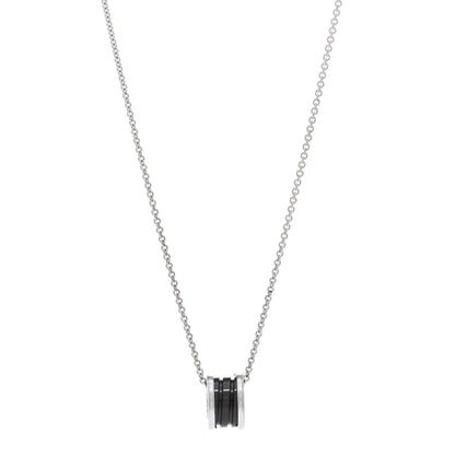 Bulgari Sterling Silver Ceramic Save The Children Pendant Necklace 1 of 5