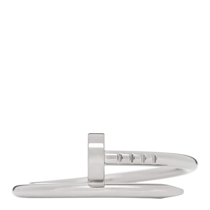 Cartier 18K White Gold Small Juste Un Clou Ring 59 8.75 1 of 5