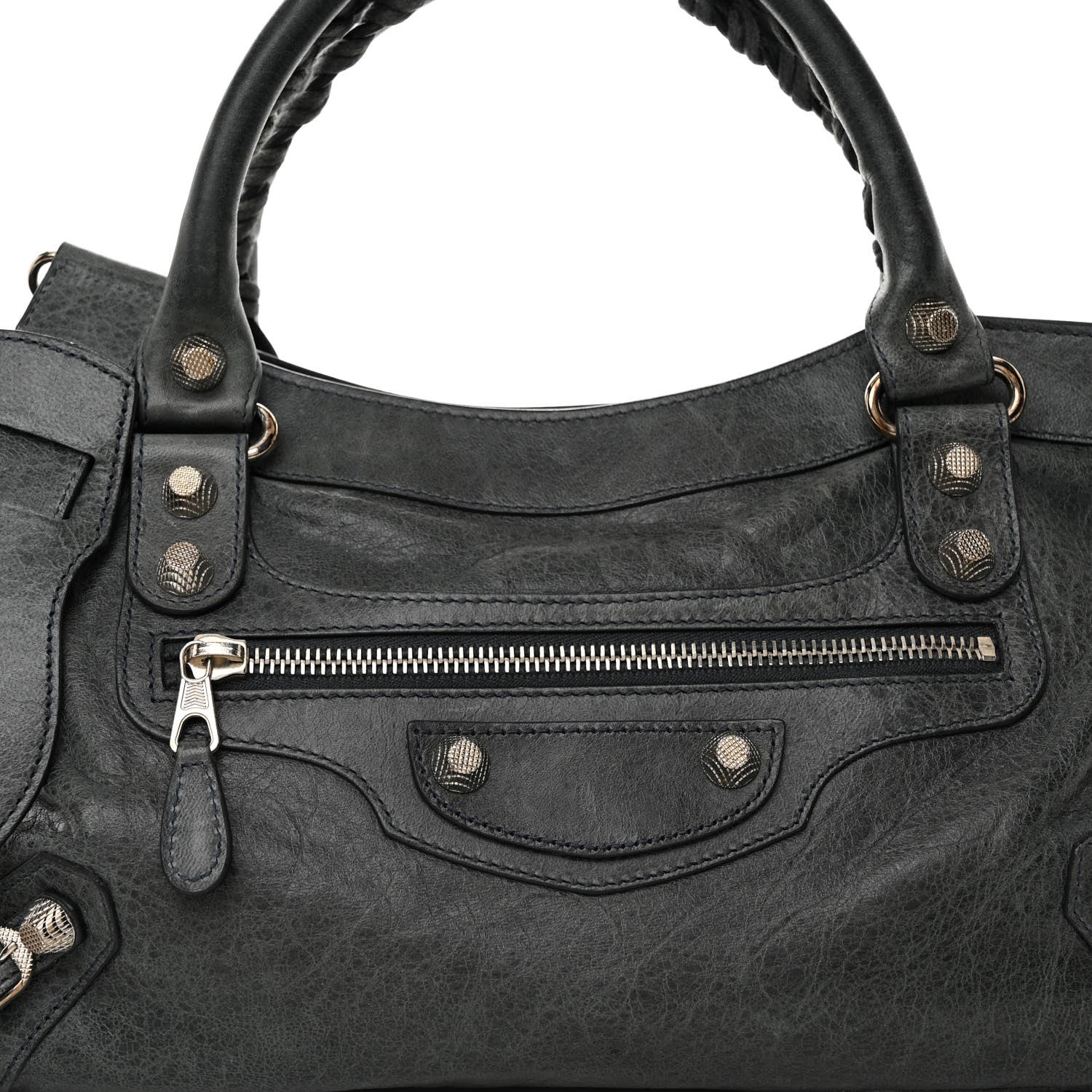 Balenciaga Agneau Giant 12 Silver Hardware First Anthracite 8 of 15