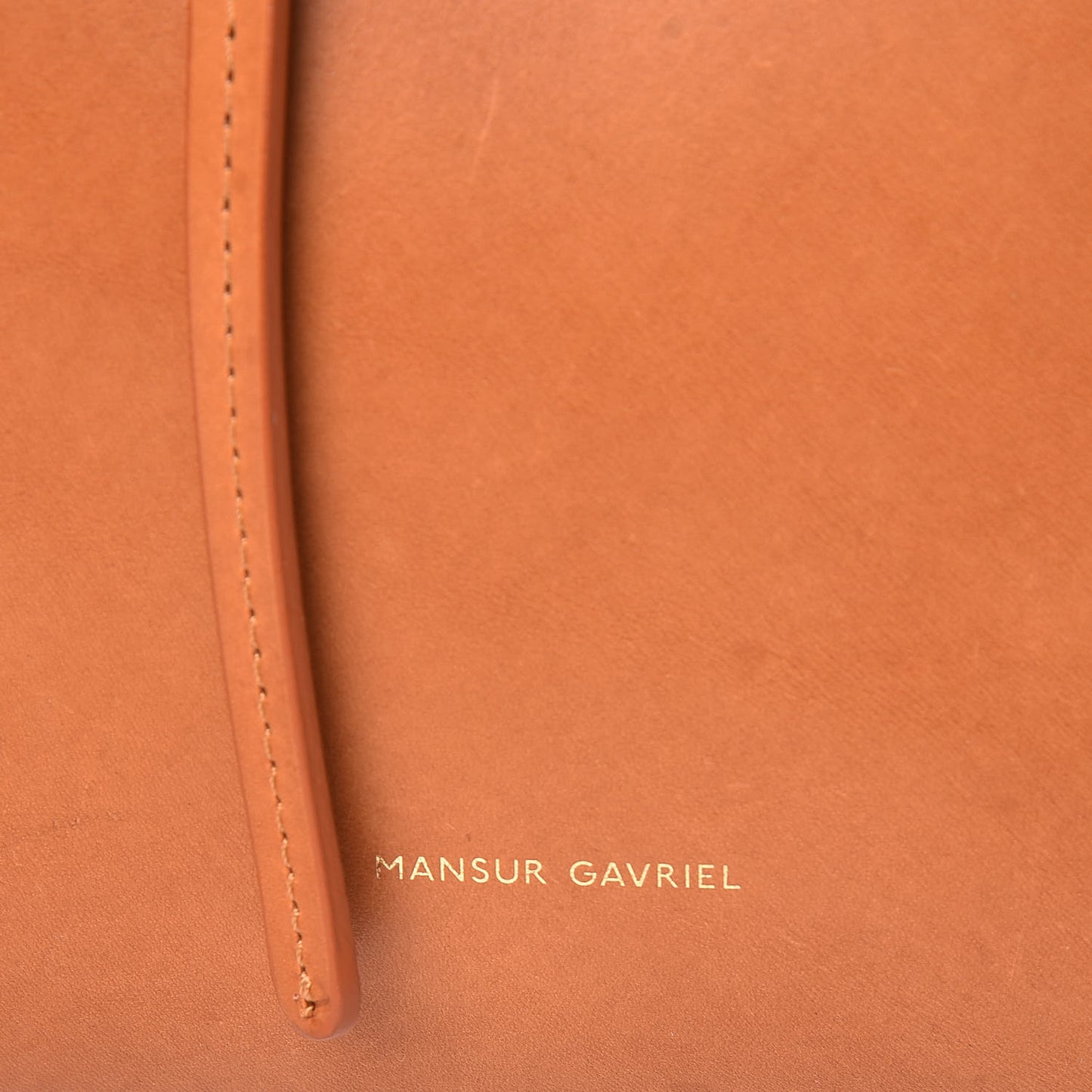 Vegetable Tanned Calfskin Bucket Bag Cammello Rosa