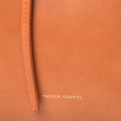 Mansur Gavriel Vegetable Tanned Calfskin Bucket Bag Cammello Rosa 7 of 14