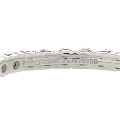 Tiffany Platinum Diamond 2.2mm Full Circle Forever Band Ring 51 5.75 4 of 5