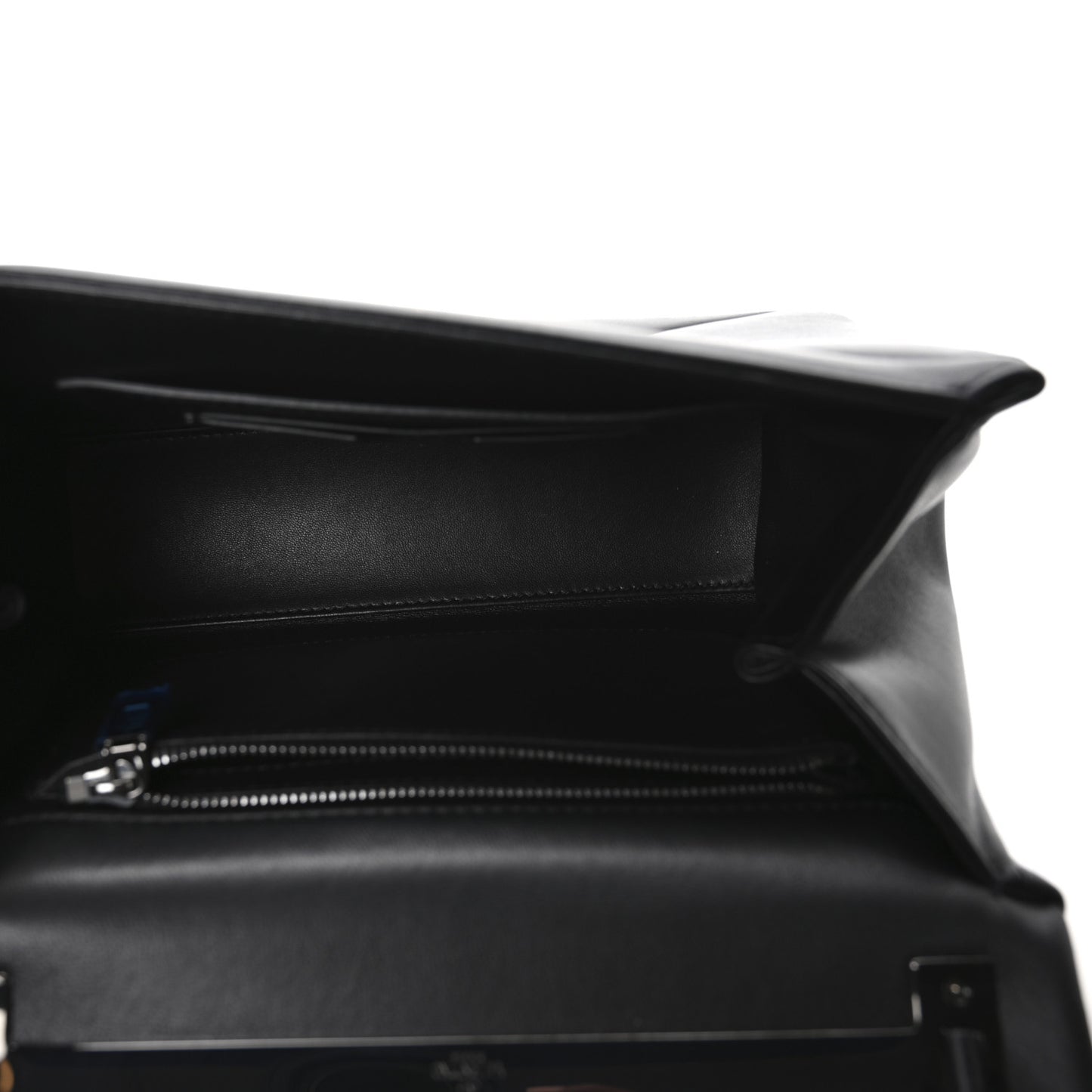 Nappa Small One Stud Top Handle Bag Black