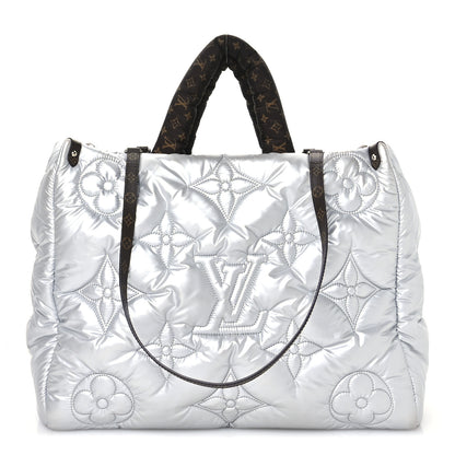 Louis Vuitton Econyl Monogram Pillow Giant Onthego GM Silver 1 of 9