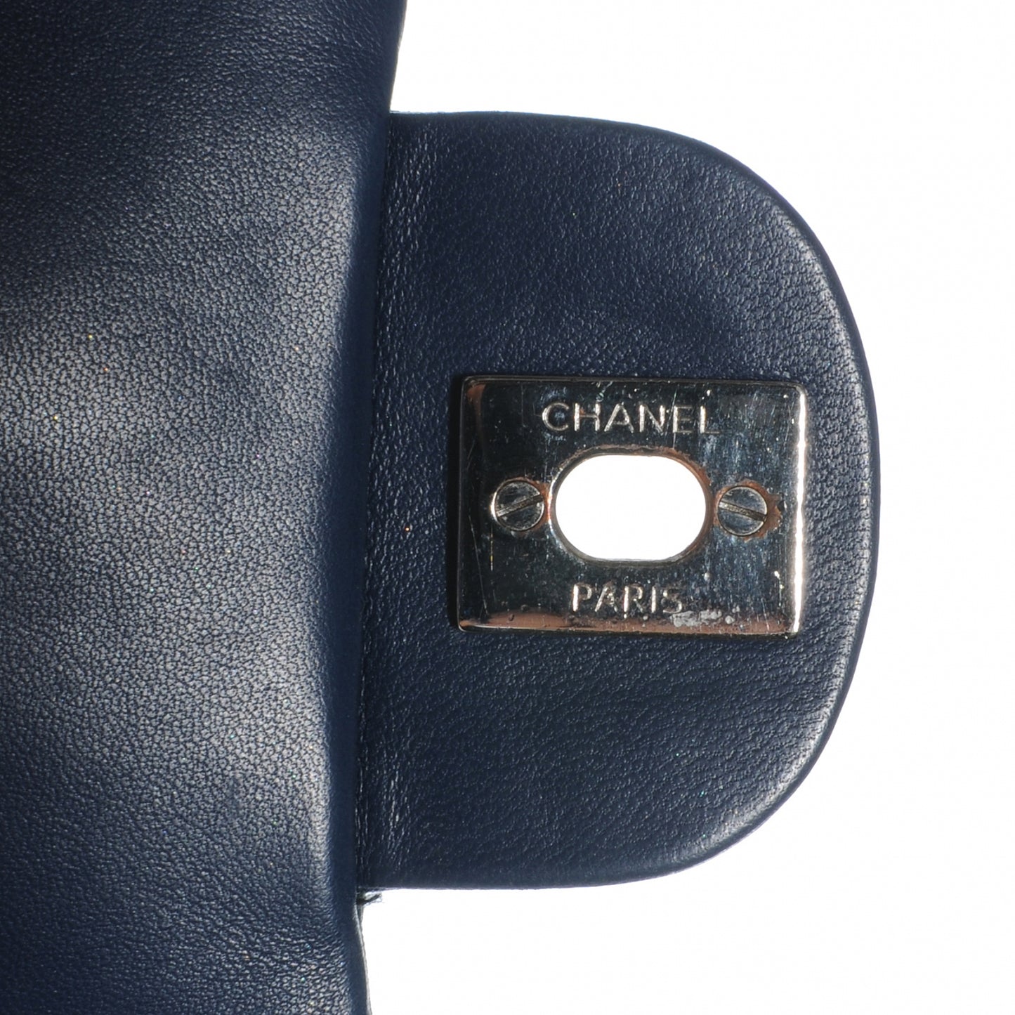 Calfskin Ultimate Stitch Mini Flap WOC Bag Navy