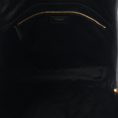 Saint Laurent Lambskin Quilted Maxi Icare Shopping Tote Black 6 of 11
