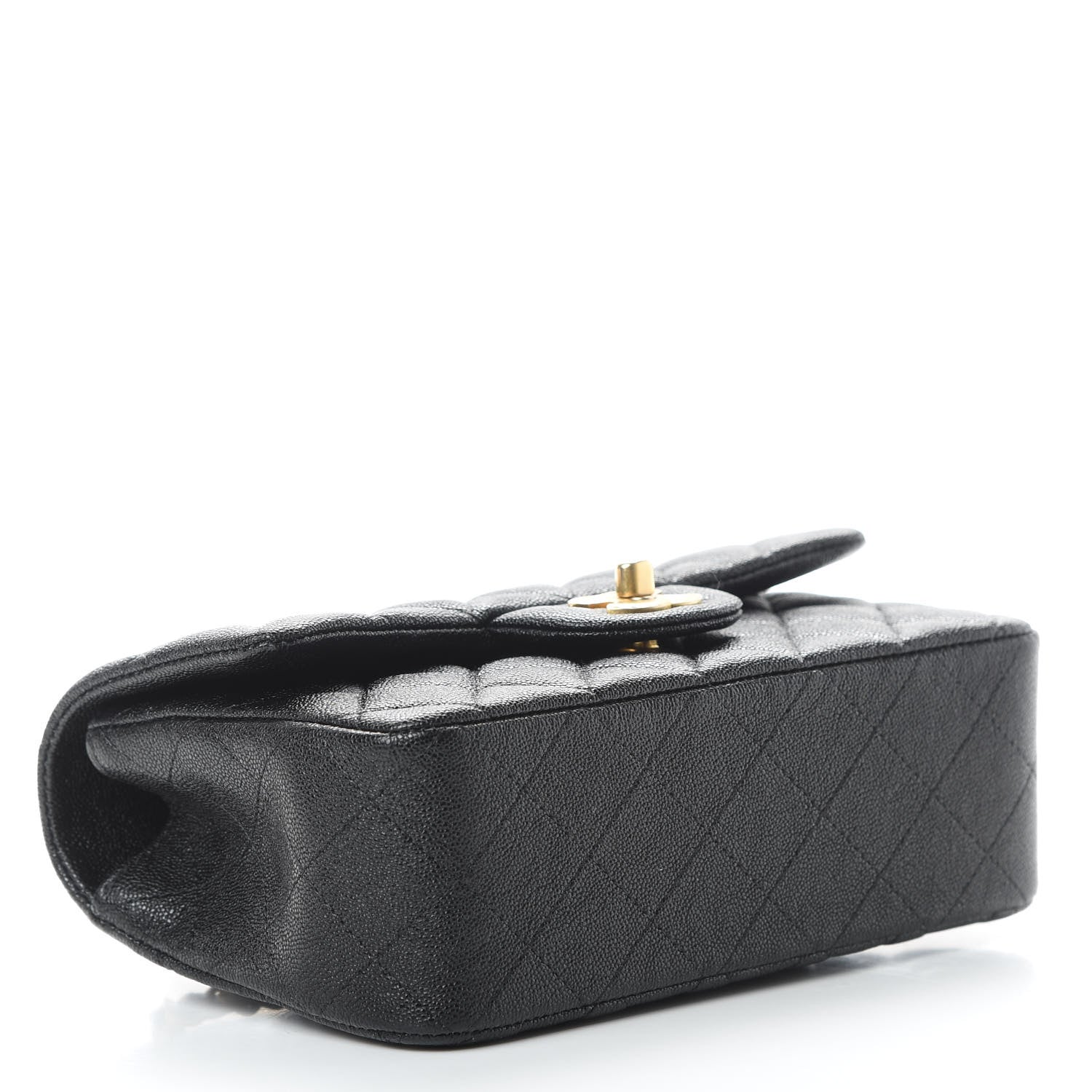 Chanel Caviar Quilted Mini Top Handle Rectangular Flap Black 4 of 11