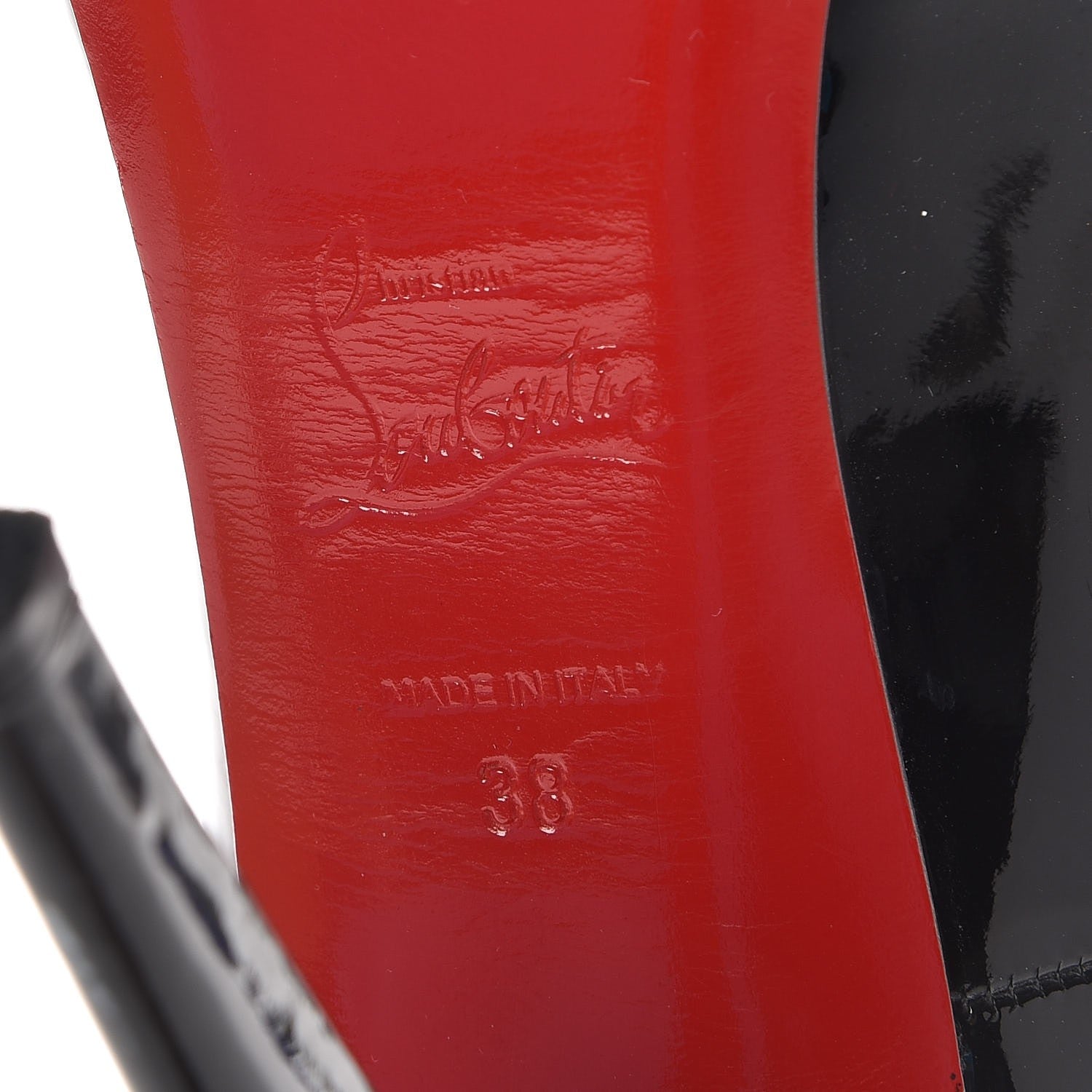 Christian Louboutin Patent Rolando 120 Pumps 38 Black 8 of 12