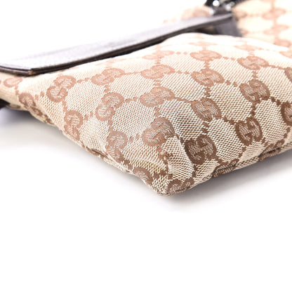 Gucci GG Monogram Double Pocket Belt Bag Dark Brown 7 of 11
