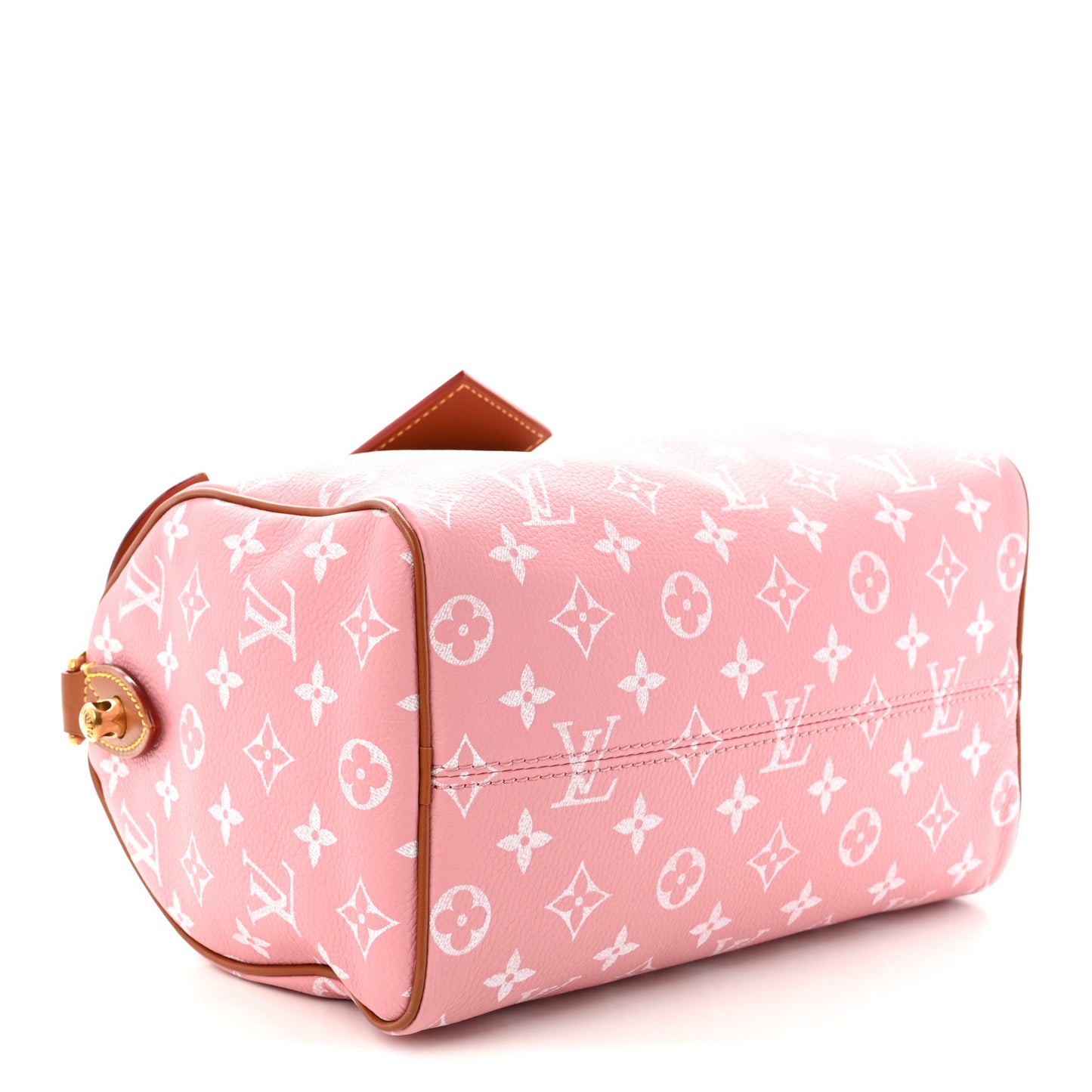 Calfskin Monogram Speedy P9 Bandouliere 25 Pink Sakura