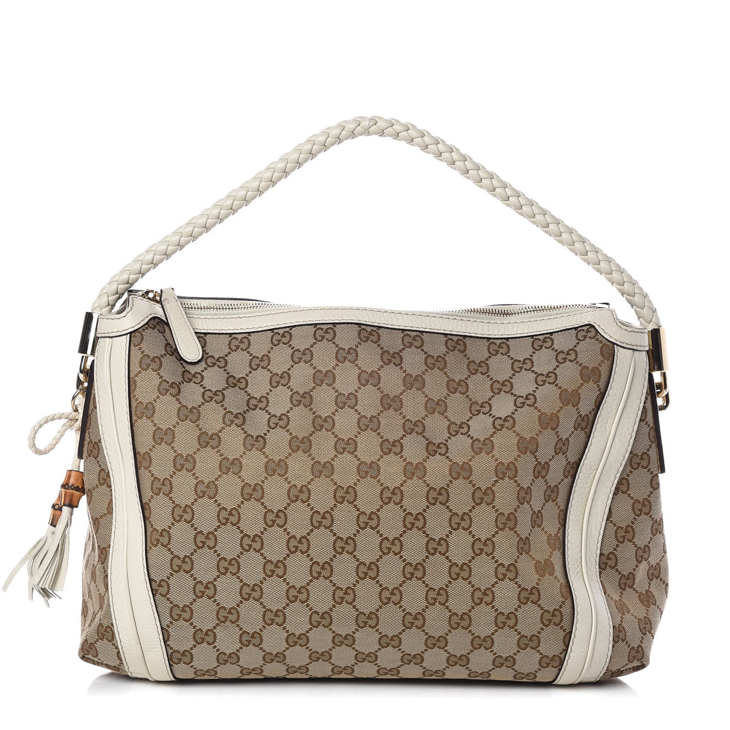 Monogram Medium Bella Hobo Off White