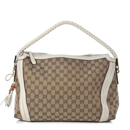 Gucci Monogram Medium Bella Hobo Off White 1 of 9