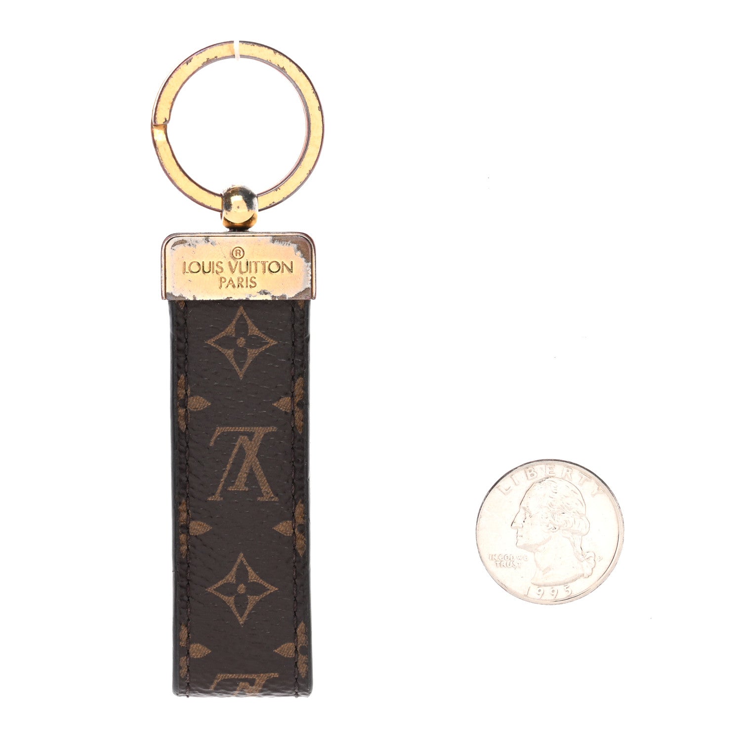 Louis Vuitton Monogram Dragonne Key Holder 2 of 3