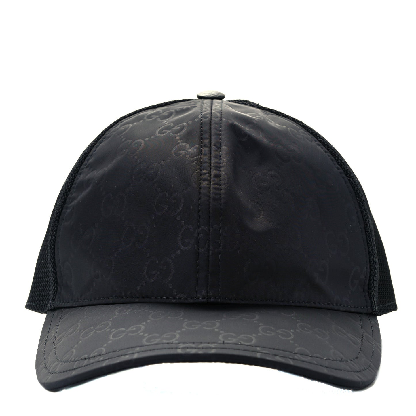 Nylon Monogram Baseball Hat S Black