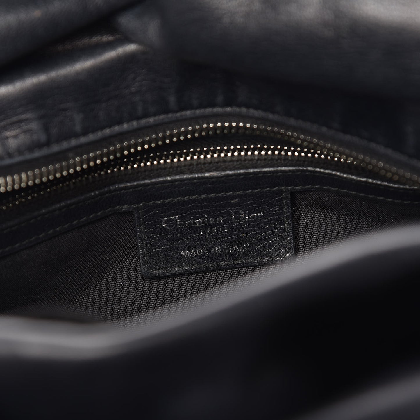 Lambskin Cannage Medium Granville Tote Black