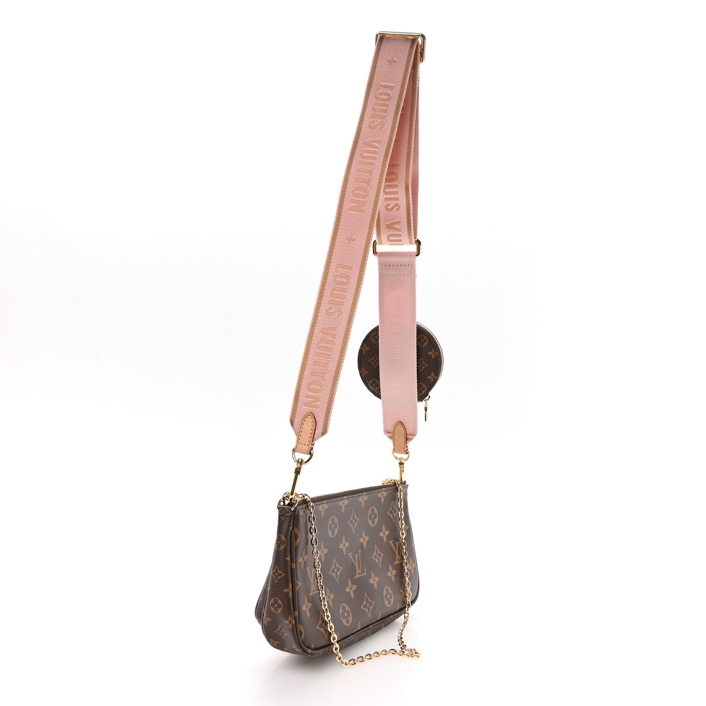 Monogram Multi Pochette Accessories Rose Clair