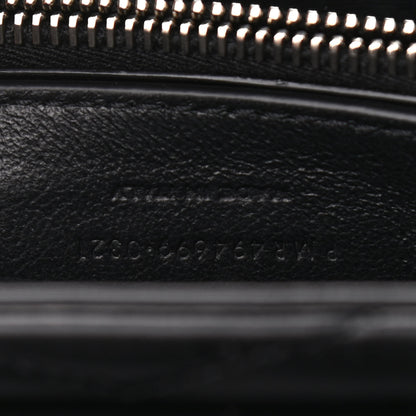 Saint Laurent Calfskin Y Quilted Monogram Small Loulou Chain Satchel Black 7 of 12