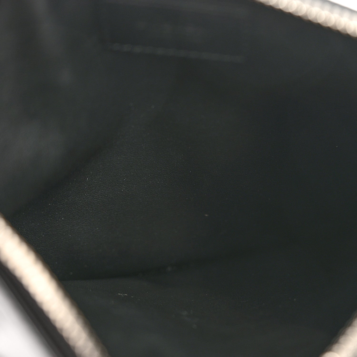 Givenchy Smooth Calfskin Skull Embossed Zip Pouch Black 9 of 9