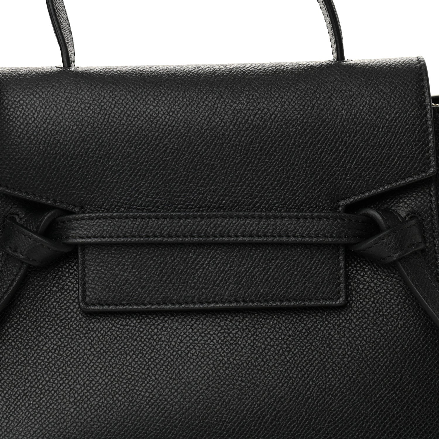 Celine Grained Calfskin Nano Belt Bag Black 8 of 10