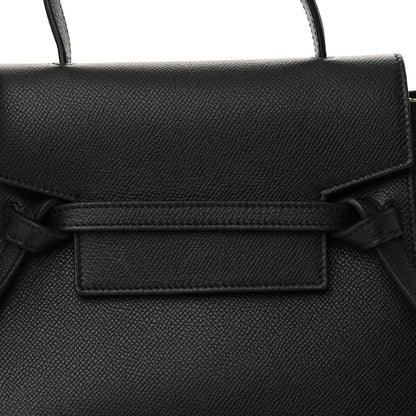 Celine Grained Calfskin Nano Belt Bag Black 8 of 10