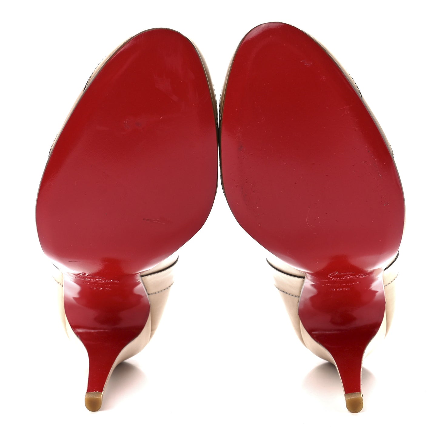Calfskin 100 Mary Jane Pumps 39.5 Nude