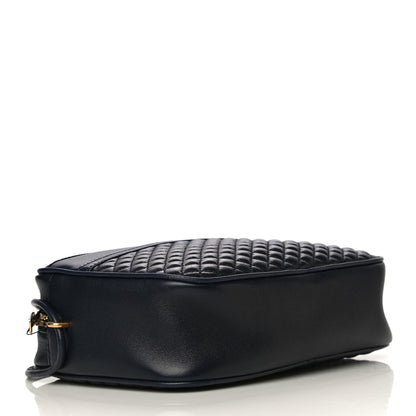 Saint Laurent Lambskin Quilted Victoire Camera Bag Deep Marine 4 of 10