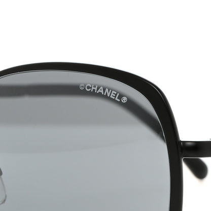 Chanel Pilot Summer Aviator Sunglasses 4223 Black 7 of 8