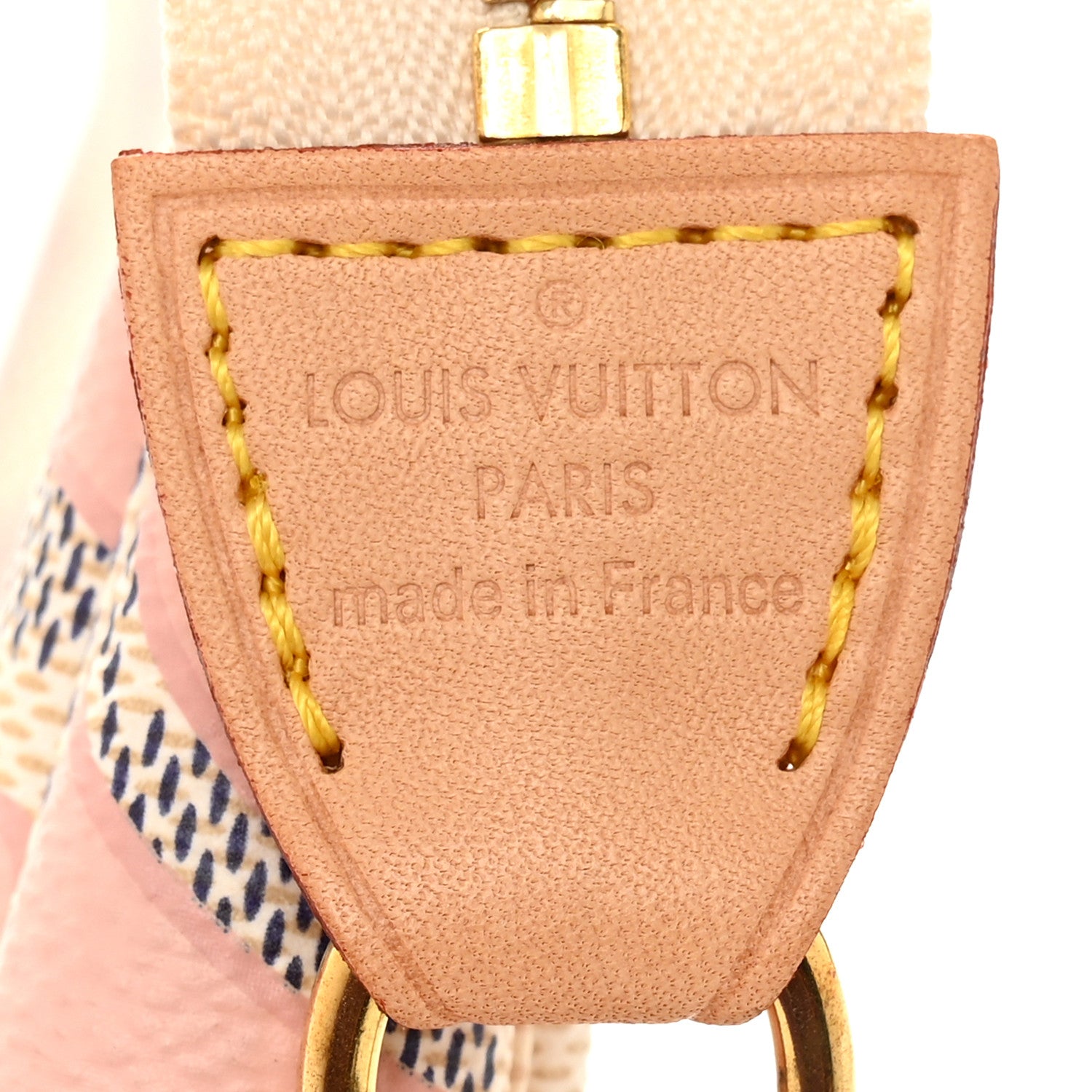 Louis Vuitton Damier Azur Tahitienne Mini Pochette Accessories 6 of 10