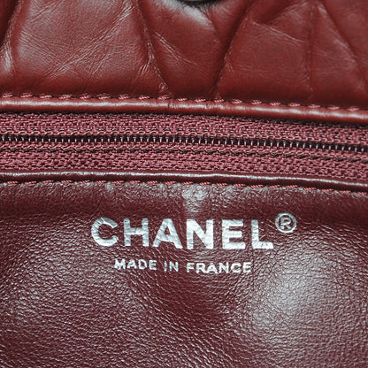Chanel Aged Calfskin Quilted Reissue 2.55 Tote Bordeaux 6 of 8