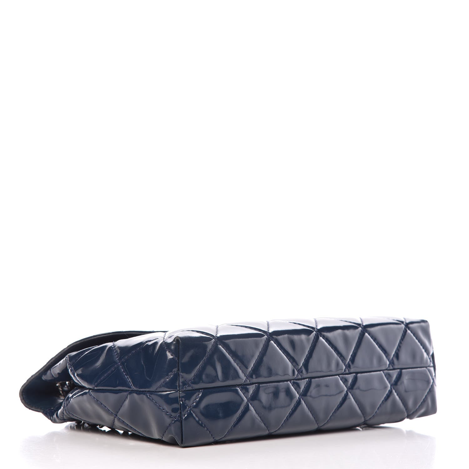 Chanel Vinyl Quilted In The Business Flap Navy Blue 5 of 20