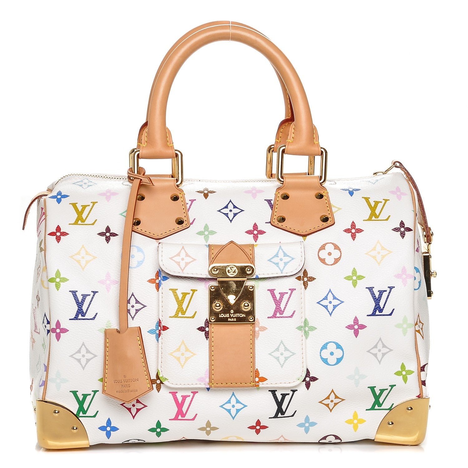 Louis Vuitton Monogram Multicolor Speedy 30 White 1 of 6