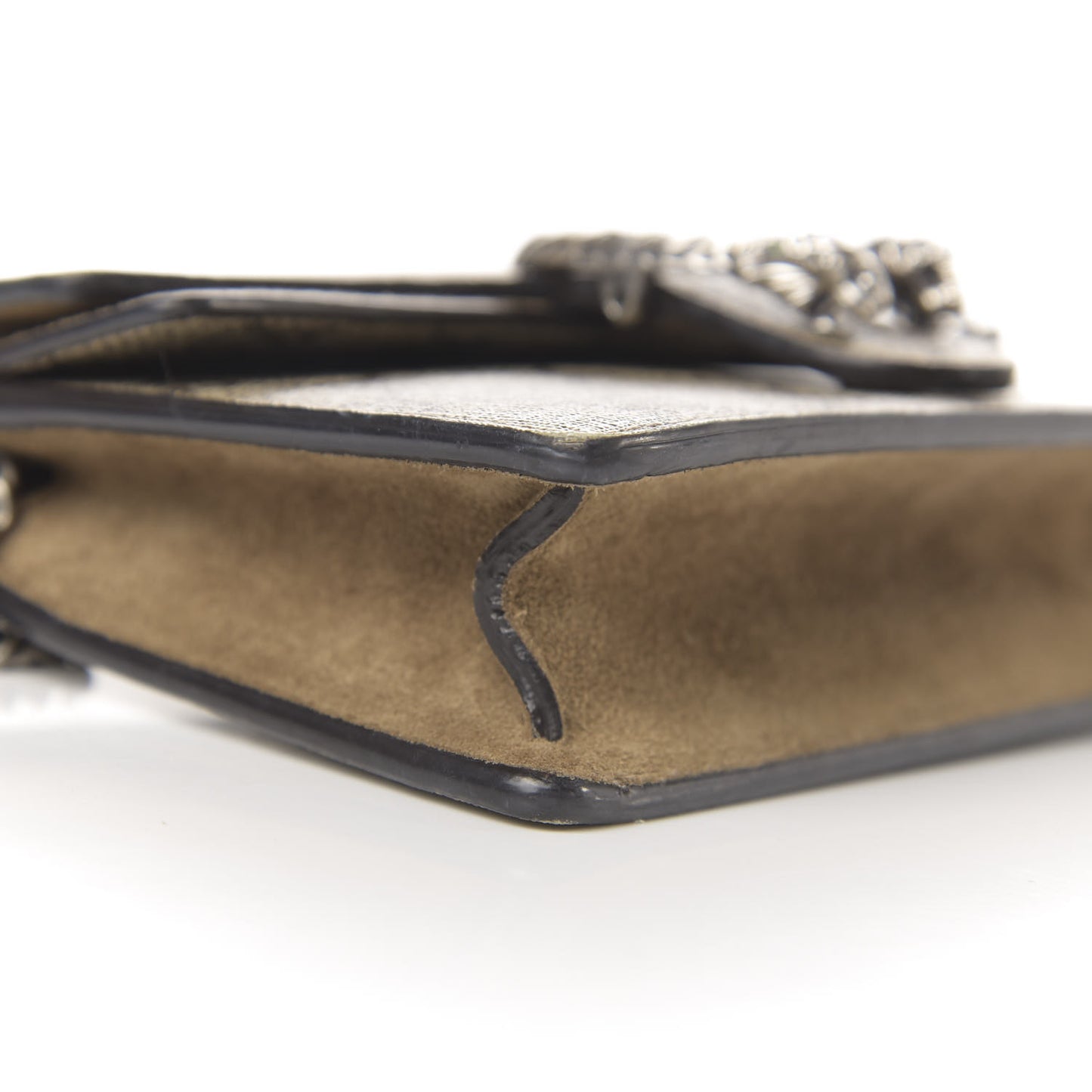 GG Supreme Monogram Super Mini Dionysus Shoulder Bag Taupe