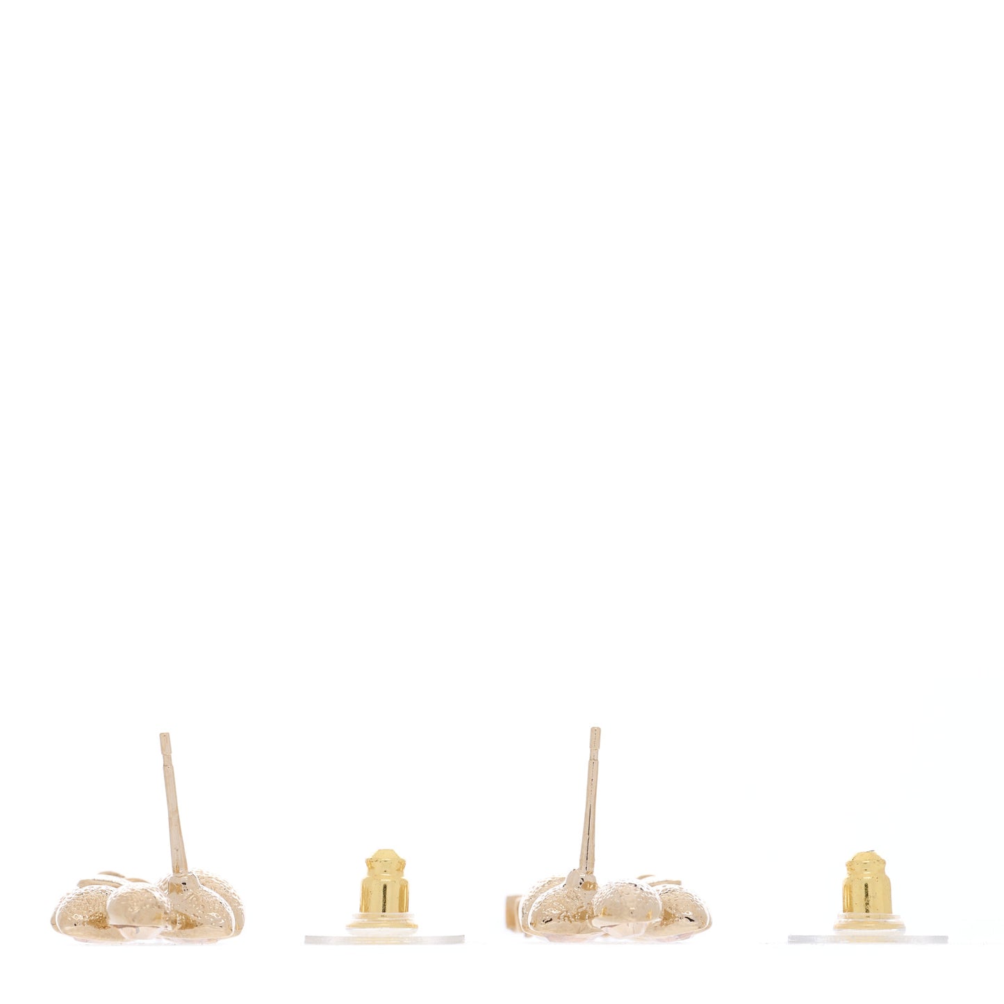 Crystal Sparkling Wheat CC Drop Earrings Gold