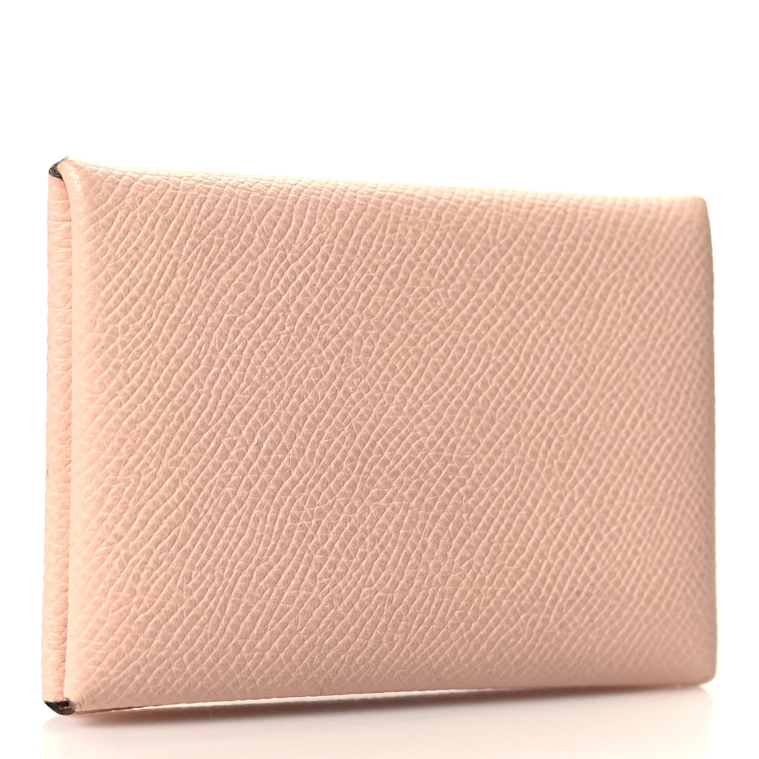 Hermes Epsom Calvi Card Case Rose Eglantine 3 of 8