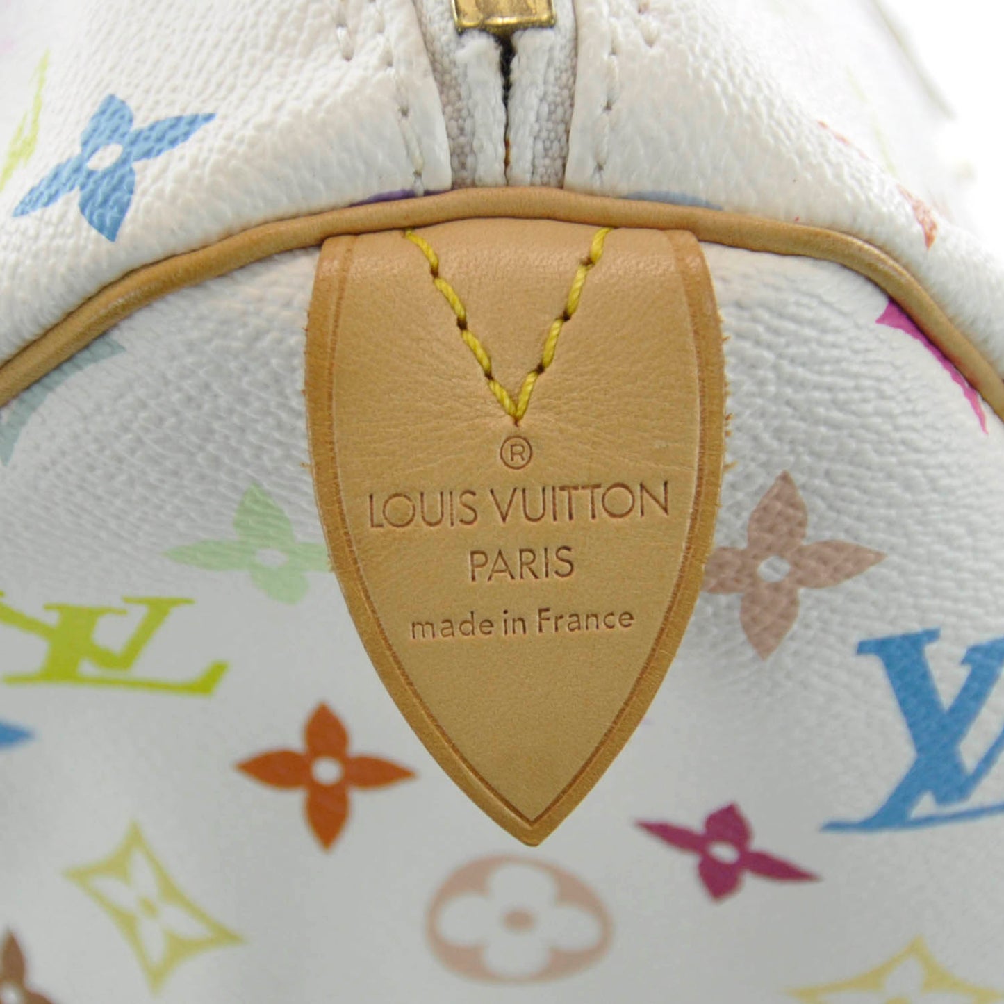 Monogram Multicolor Keepall 45 White
