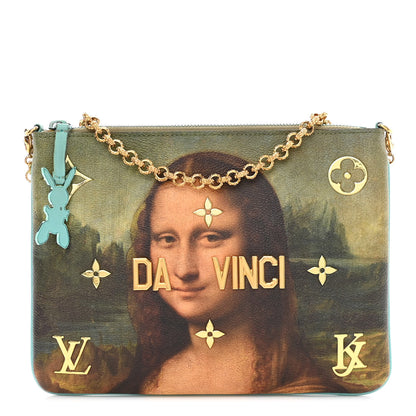 Louis Vuitton Masters Da Vinci Pochette Clutch Vert D’eau 1 of 11