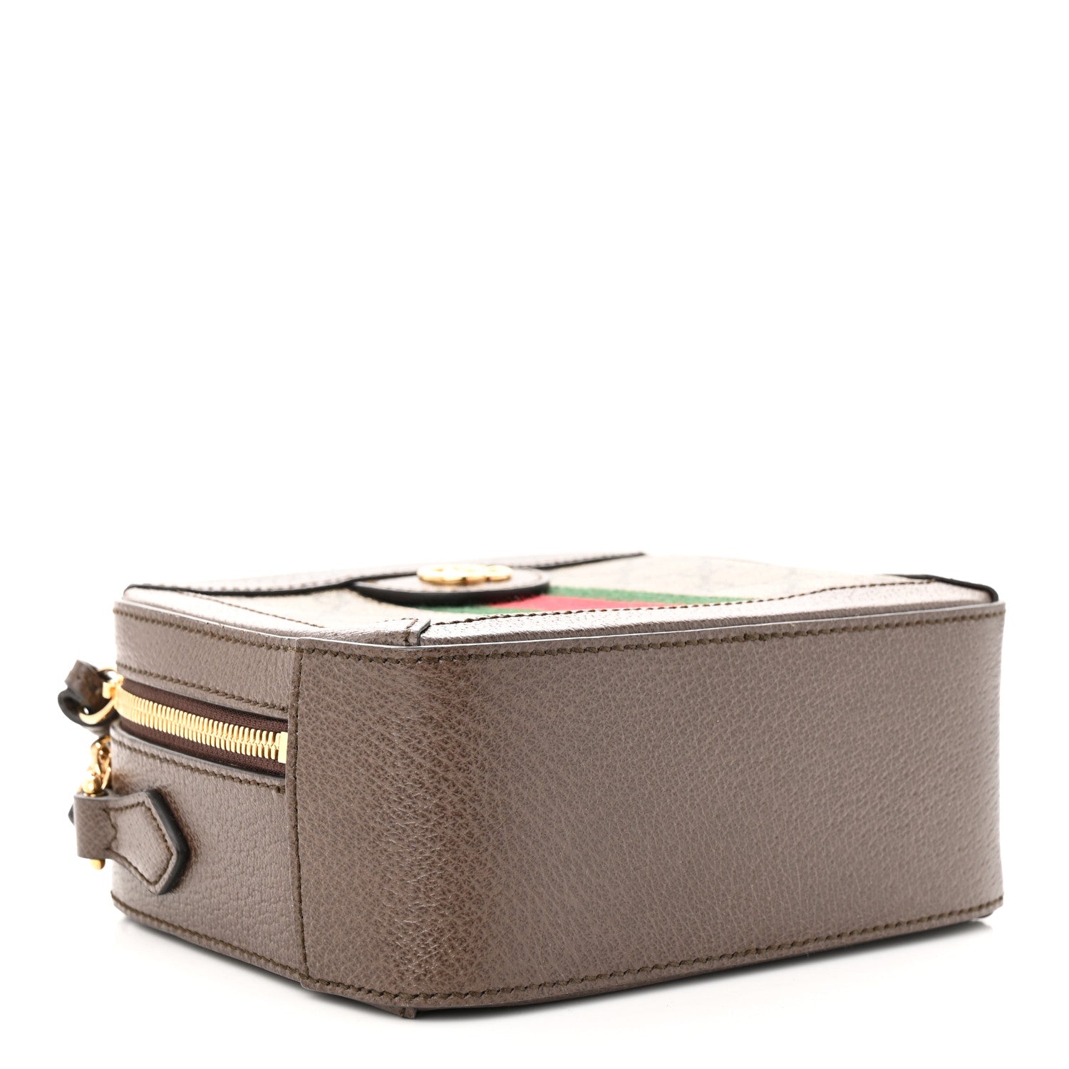 Gucci GG Supreme Monogram Mini Ophidia Top Handle Shoulder Bag Brown 4 of 10