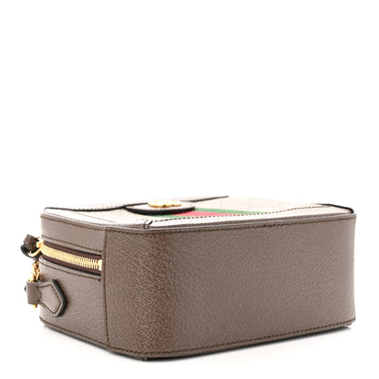 Gucci GG Supreme Monogram Mini Ophidia Top Handle Shoulder Bag Brown 4 of 10