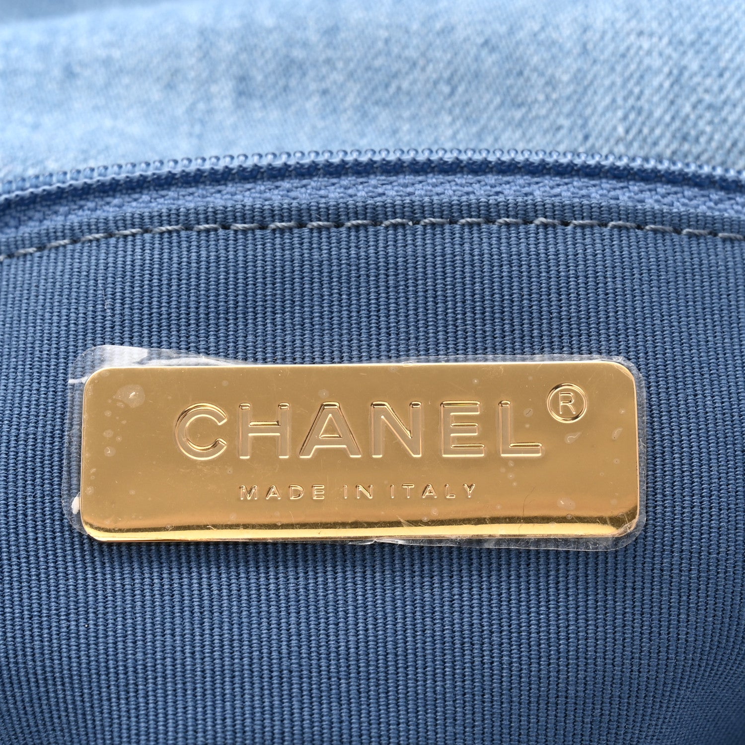Chanel Denim Quilted Medium Chanel 19 Flap Blue 6 of 10
