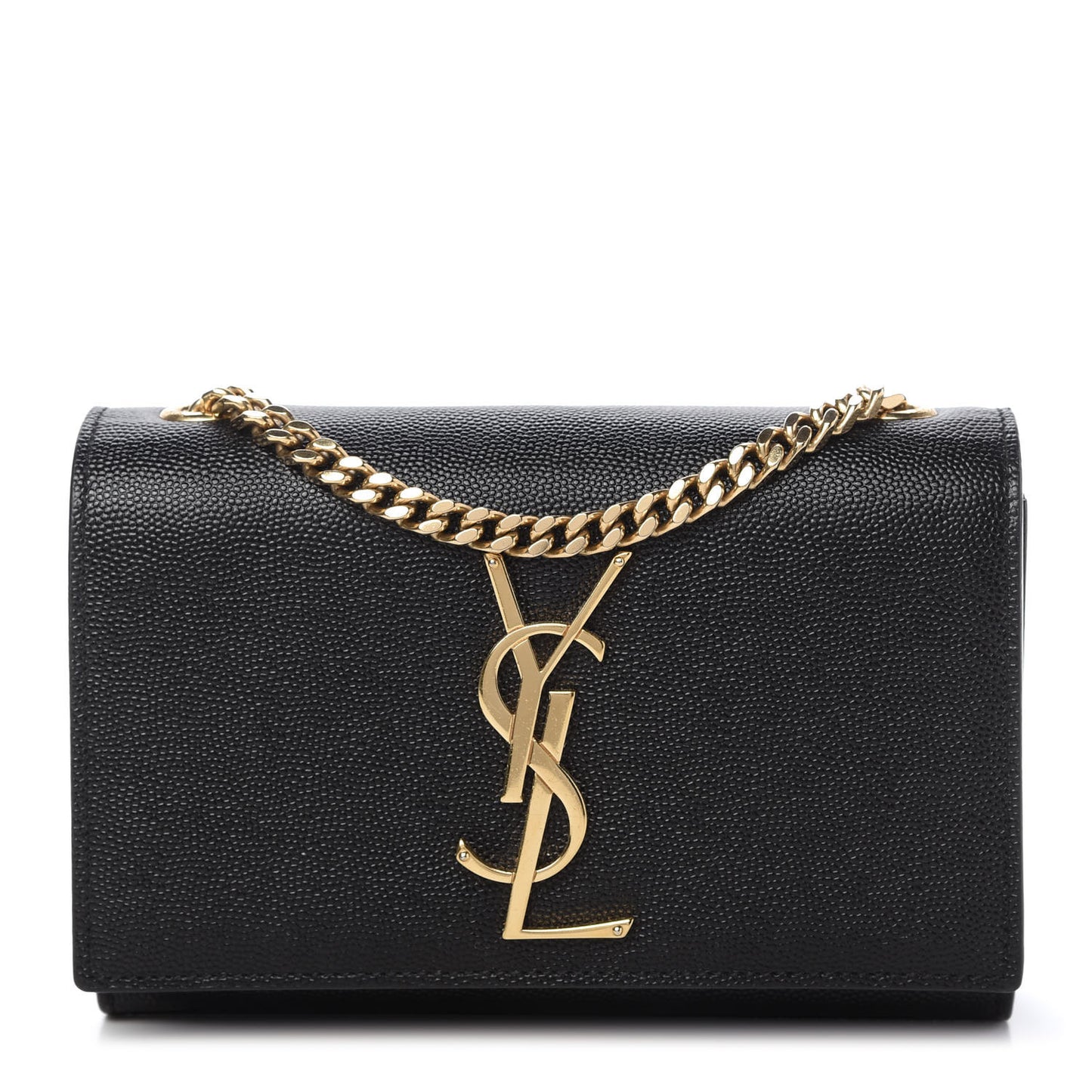 Grain De Poudre Small Monogram Kate Satchel Black