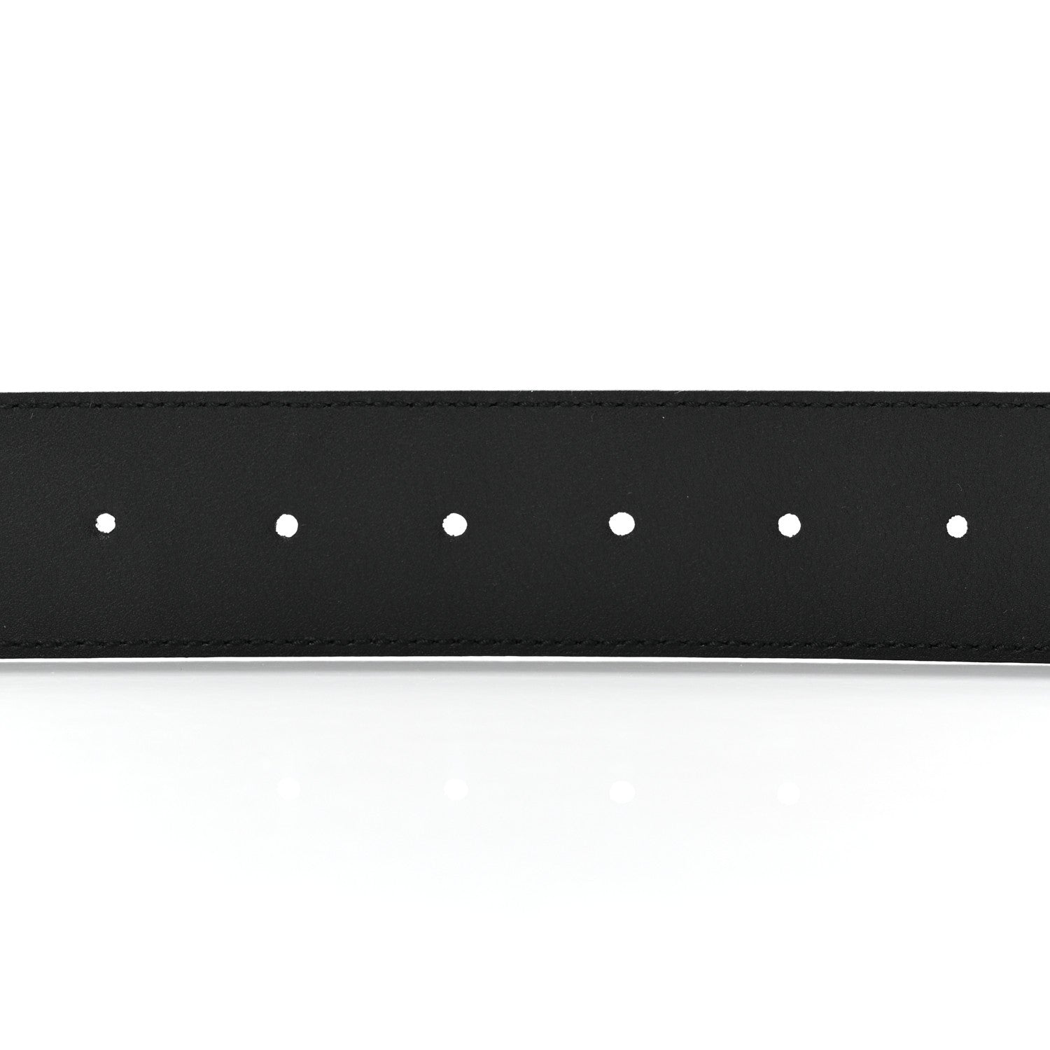 Gucci Moon Calfskin Pearl Double G 40mm Belt 85 34 Black Cream 4 of 7