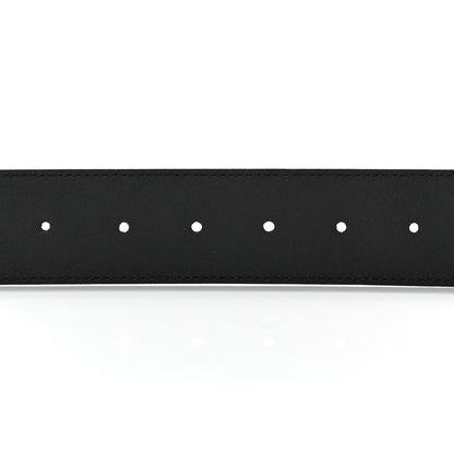 Gucci Moon Calfskin Pearl Double G 40mm Belt 85 34 Black Cream 4 of 7