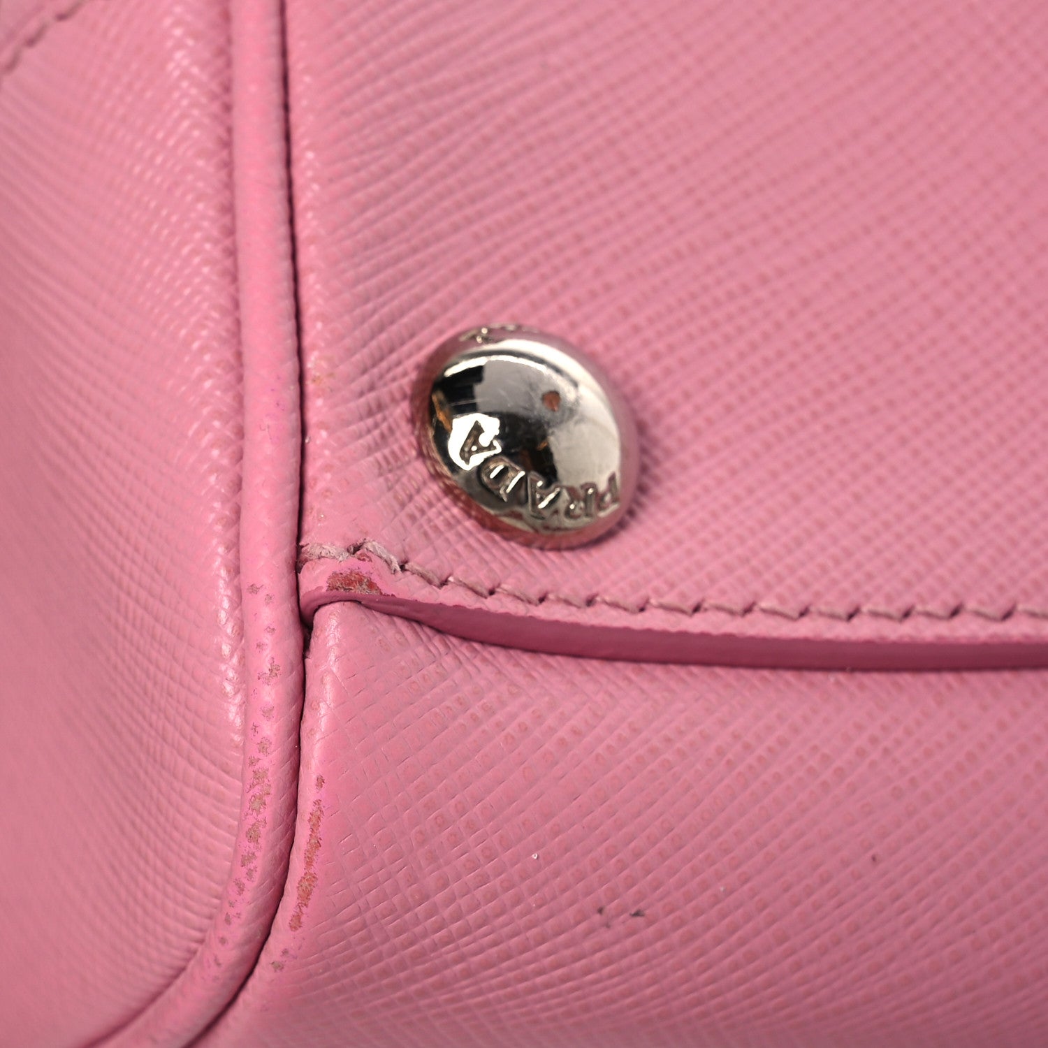 Prada Saffiano Lux Top Handle Crossbody Bag Rosa 20 of 21